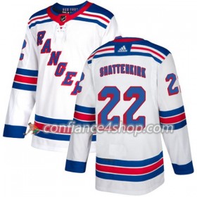 Adidas Maillot de Hockey New York Rangers Kevin Shattenkirk 22 2017-2018 Blanc Authentic - Homme